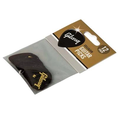 Gibson - Tortoise Shell Pick - Medium - 12 Pack