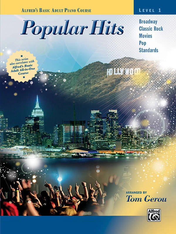Alfred\'s Basic Adult Piano Course: Popular Hits, Level 1 - Gerou - Book
