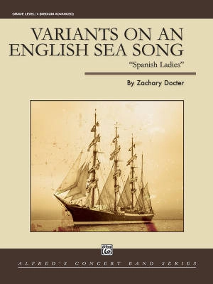 Alfred Publishing - Variants on an English Sea Song  Spanish Ladies - Docter - Concert Band - Gr. 4