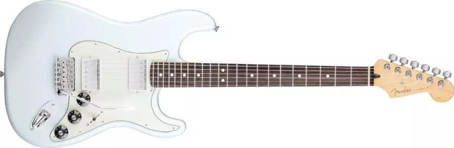 Blacktop Strat HH - Rosewood Neck in Sonic Blue
