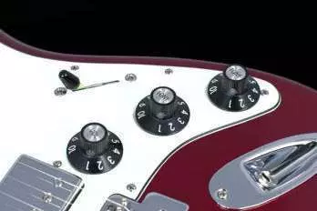 Blacktop Strat HH - Rosewood Neck in Candy Apple Red