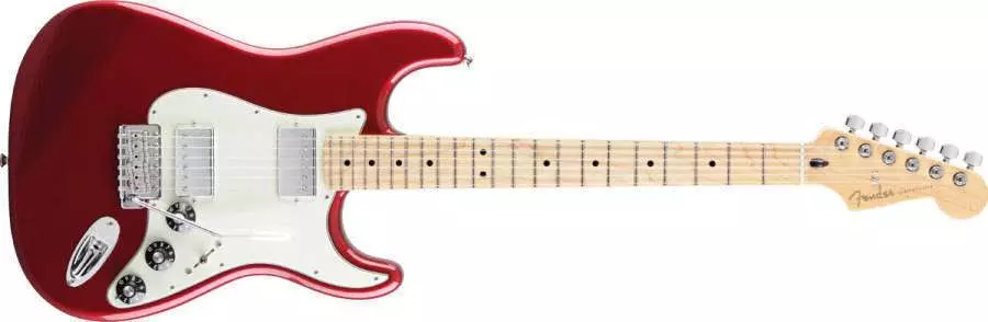 Blacktop Strat HH - Maple Neck in Candy Apple
