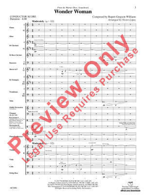 Wonder Woman: From the Warner Bros. Soundtrack - Gregson-Williams/Lopez - Full Orchestra - Gr. 3