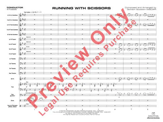 Running with Scissors - Goodwin - Jazz Ensemble - Gr. 3.5