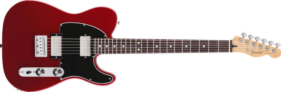Fender Blacktop Tele HH - Rosewood Neck In Candy Apple Red