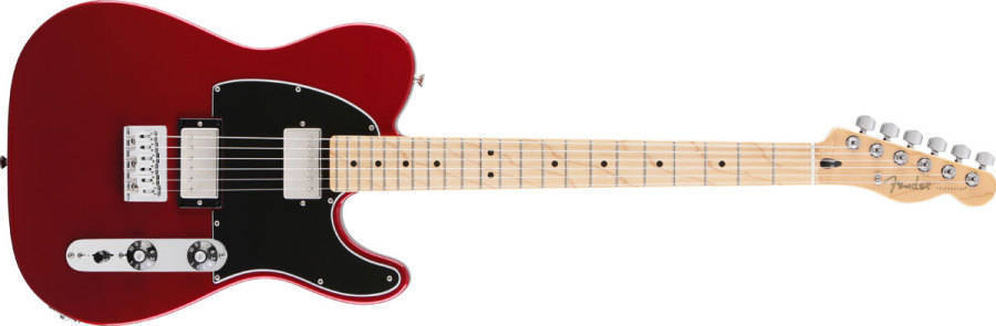 Blacktop Tele HH - Maple Neck in Candy Apple Red