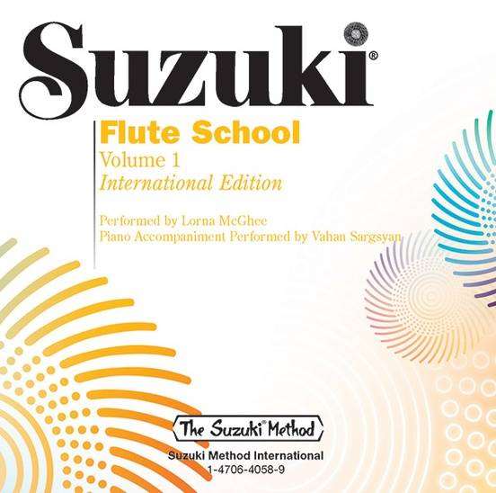 Suzuki Flute School International Edition CD, Volume 1 - Suzuki - CD Only