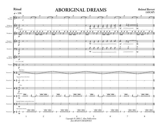 Aboriginal Dreams - Barrett - Percussion Ensemble