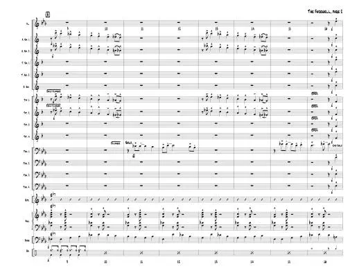 The Farewell - Jones/Carubia - Jazz Ensemble - Gr. 3