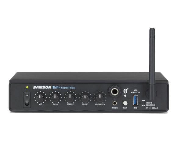 SM4 4-Channel Half Rack Mixer w/Bluetooth