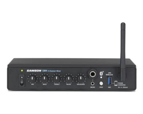 SM4 4-Channel Half Rack Mixer w/Bluetooth
