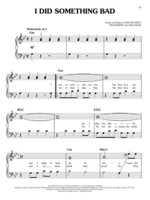 Taylor Swift: Reputation - Easy Piano - Book