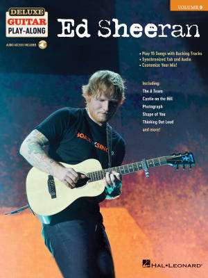 Ed Sheeran: Deluxe Guitar Play-Along Volume 9 - Guitar TAB - Book/Audio Online