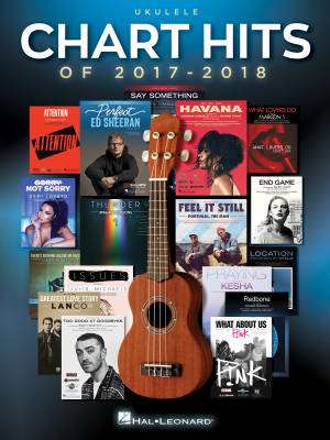 Hal Leonard - Chart Hits of 2017-2018 - Ukulele - Book