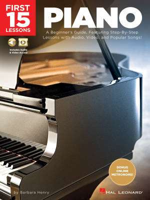 Hal Leonard - First 15 Lessons: Piano - Henry - Book/Media Online