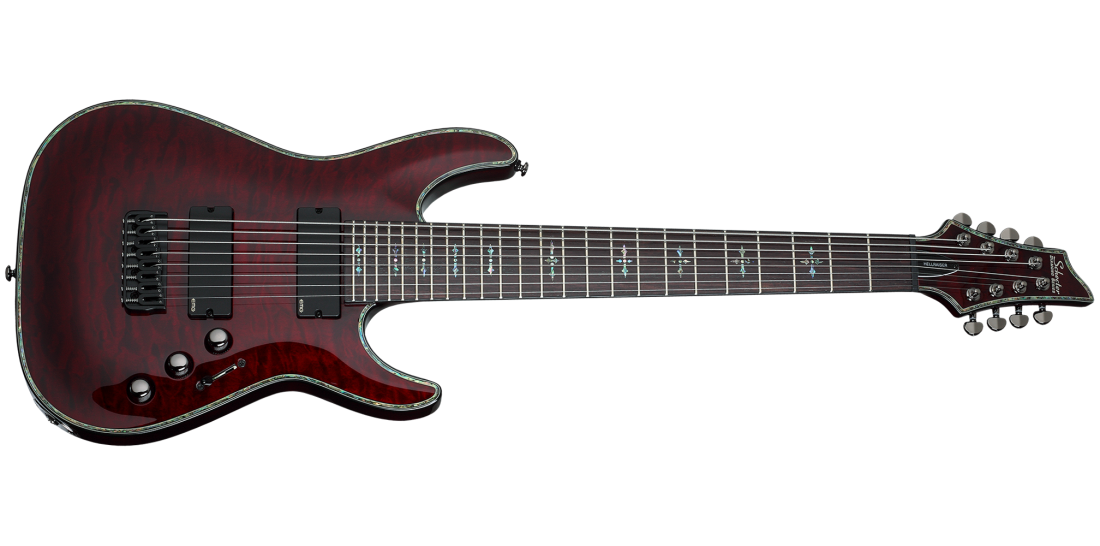 Hellraiser C-8 8-String Electric Guitar - Black Cherry