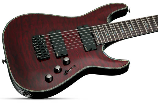 Hellraiser C-8 8-String Electric Guitar - Black Cherry