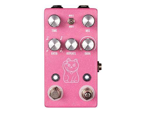 Lucky Cat Delay Pedal - Pink
