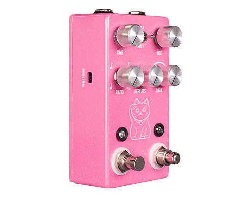 Lucky Cat Delay Pedal - Pink