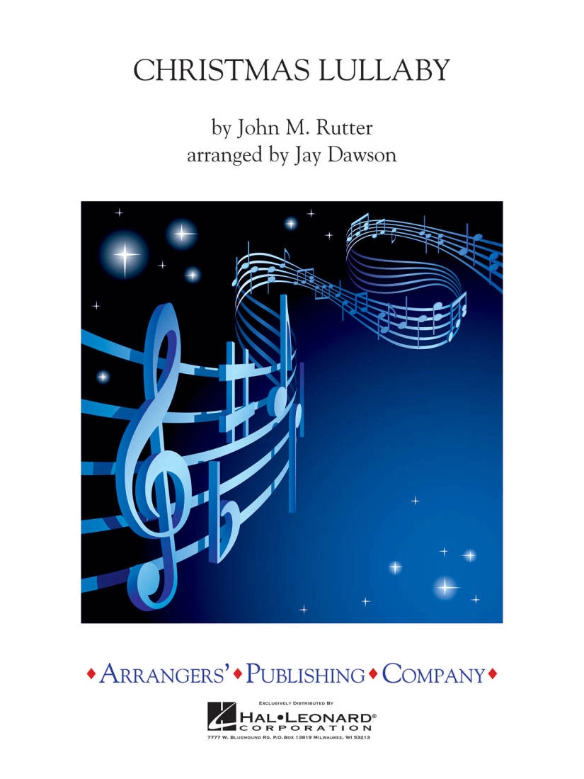 Christmas Lullaby - Rutter/Dawson - Concert Band - Gr. 2.5