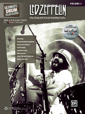 Ultimate Drum Play-Along: Led Zeppelin, Volume 1 - Book/Media Online