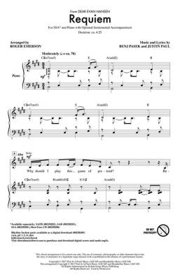 Requiem (from Dear Evan Hansen) - Pasek/Paul/Emerson - SSA