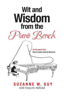 Hal Leonard - Wit and Wisdom from the Piano Bench - Guy/Holland - Book