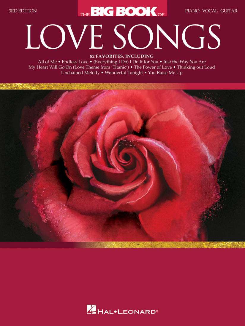 The Big Book of Love Songs (3rd Edition) - Piano/Vocal/Guitar - Book