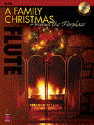 A Family Christmas Around The Fireplace - Flute