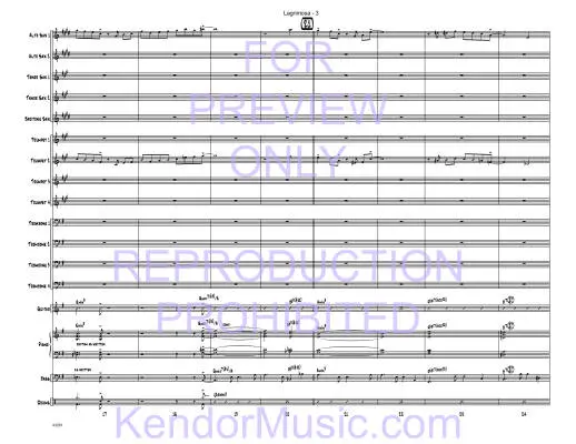 Lagrimosa - Tomaro - Jazz Ensemble - Gr. Med. Advanced