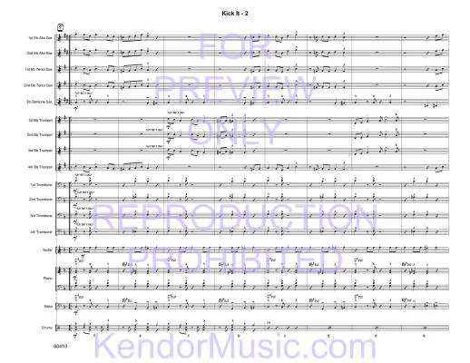 Kick It - Berg - Jazz Ensemble - Gr. Easy