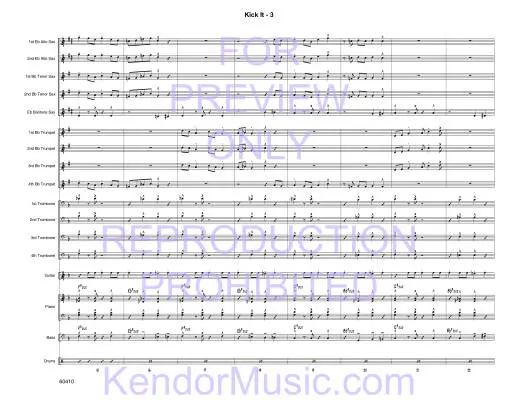Kick It - Berg - Jazz Ensemble - Gr. Easy