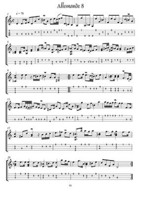 French Baroque Mandolin Suite - Marais/Bancalari - Mandolin TAB - Book