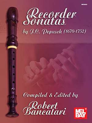 Recorder Sonatas - Pepusch/Bancalari - Recorder - Book