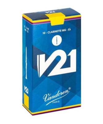 V21 Eb Clarinet Reeds (10/Box) - 3.5