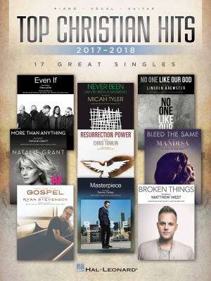 Hal Leonard - Top Christian Hits of 2017-2018 - Piano/Voix/Guitare - Livre