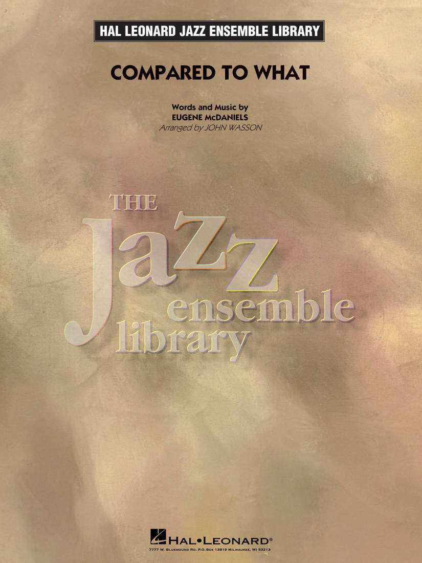 Compared To What - McDaniels/Wasson - Jazz Ensemble - Gr. 4
