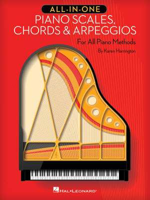 Hal Leonard - All-in-One Piano Scales, Chords & Arpeggios For All Piano Methods - Harrington - Livre