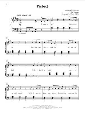 Perfect - Sheeran/Rejino - Easy Piano - Sheet Music