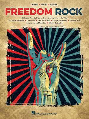 Hal Leonard - Freedom Rock - Piano/Voix/Guitare - Livre