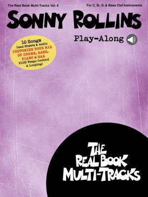 Hal Leonard - Sonny Rollins Play-Along: Real Book Multi-Tracks Volume 6 - Book/Media Online