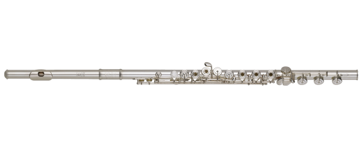 Q1 Silver Plated Body Flute with B-Foot, Offset-G