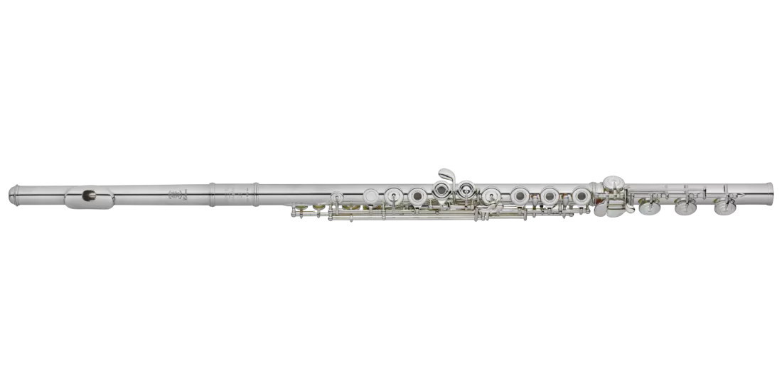 Q2 Sterling Silver Flute with Silver Headjoint, Offset G, C# Trill