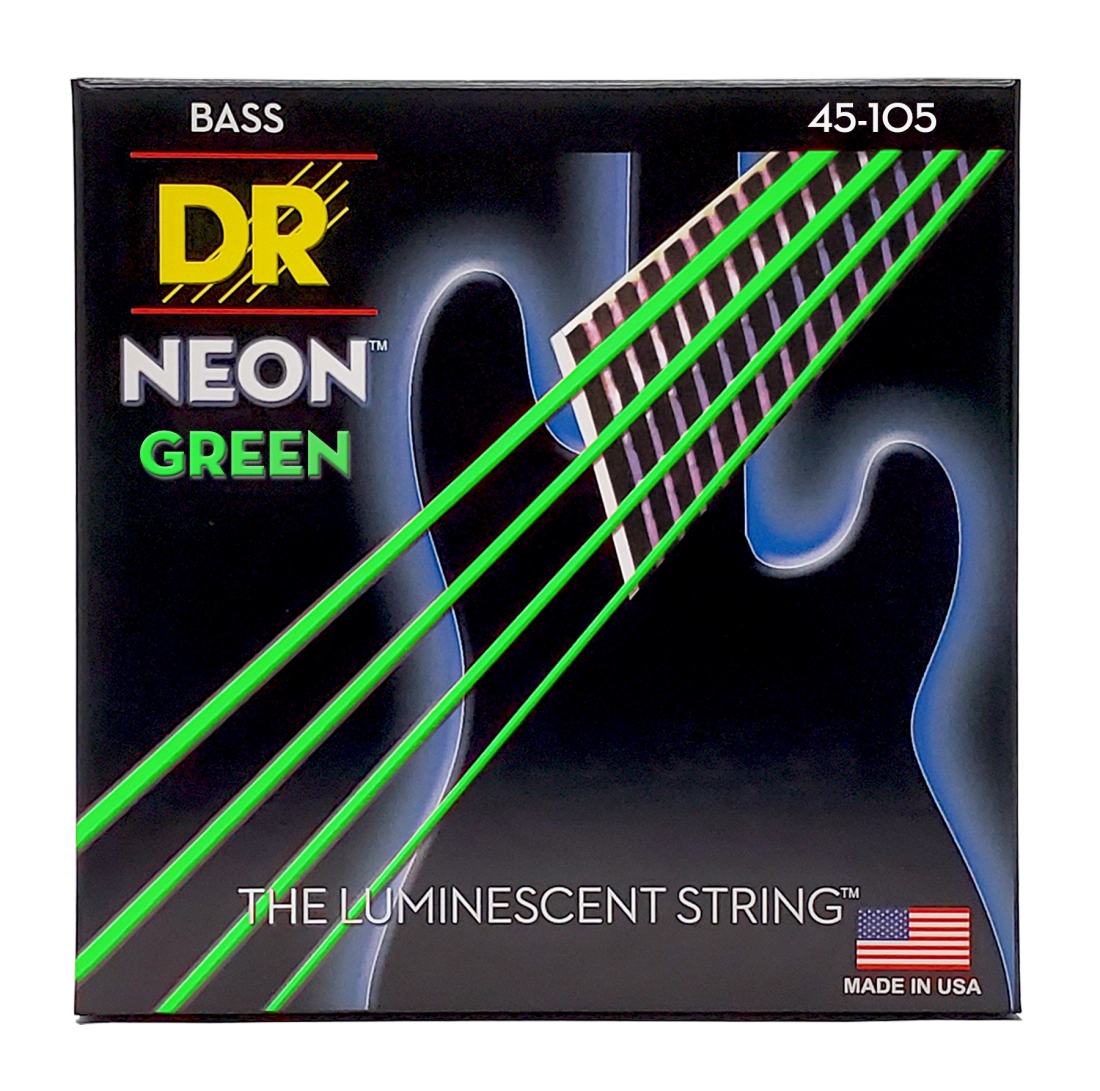 Neon Green Bass Strings - 45-105