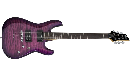 Schecter - C-6 Plus Electric Guitar - Electric Magenta