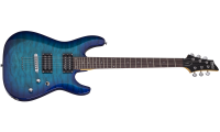 Schecter - C-6 Plus Electric Guitar - Ocean Blue Burst