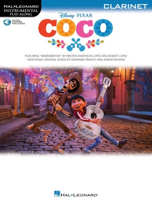 Hal Leonard - Coco - Clarinet - Book/Audio Online