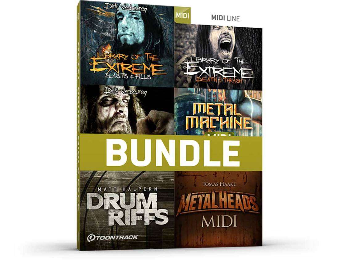 Metal Drums MIDI 6 Pack - Download