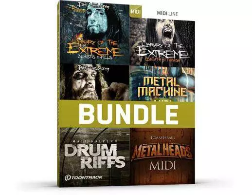 Metal Drums MIDI 6 Pack - Download