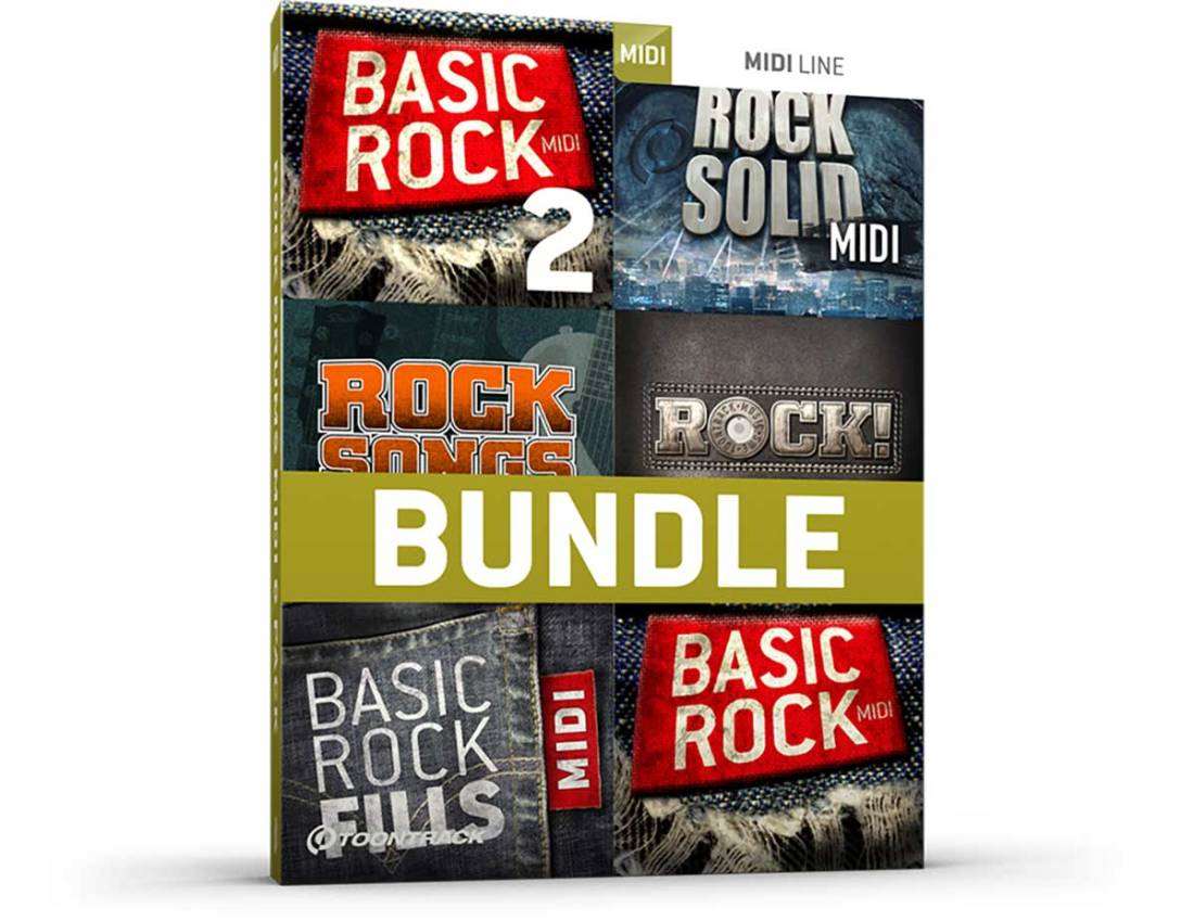 Rock Drums MIDI 6 Pack - Download